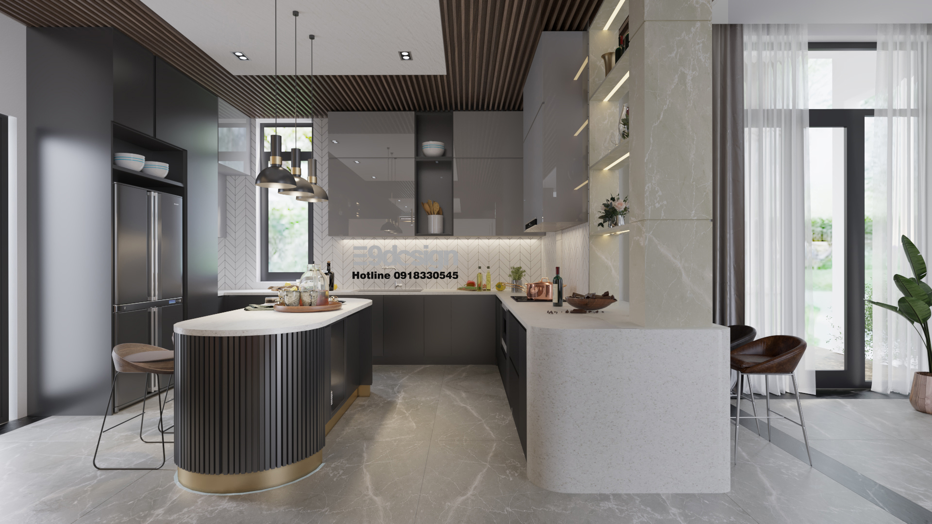 thiết kế nội thất biệt thự nhà vườn