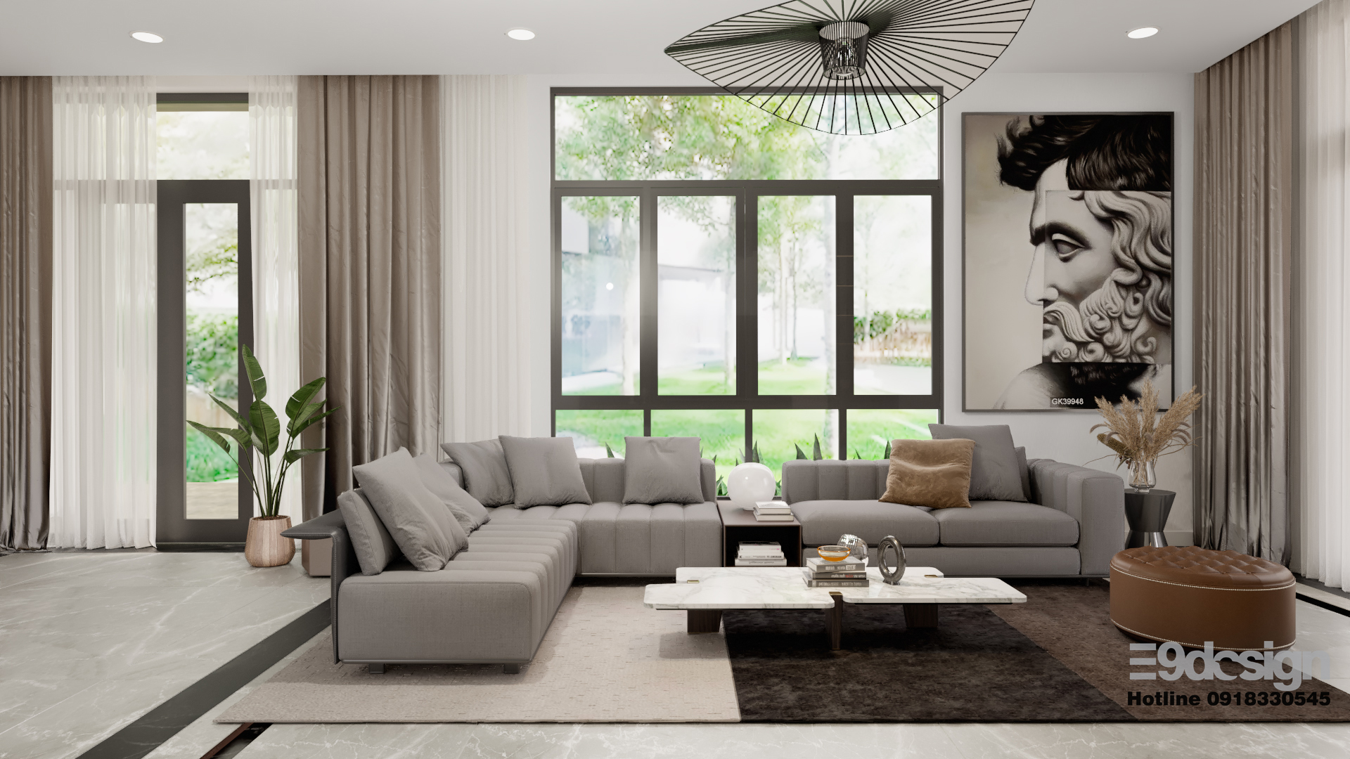 thiết kế nội thất biệt thự nhà vườn