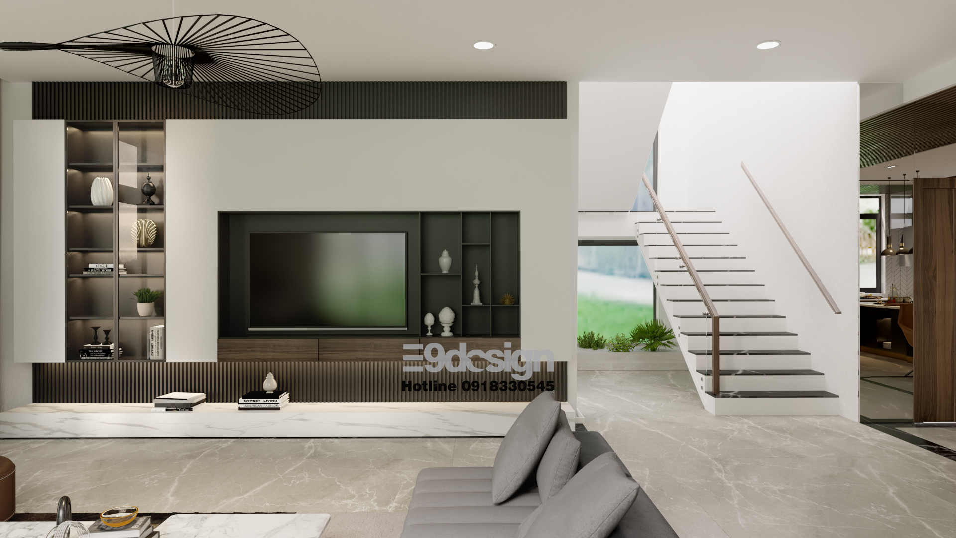 thiết kế nội thất biệt thự nhà vườn
