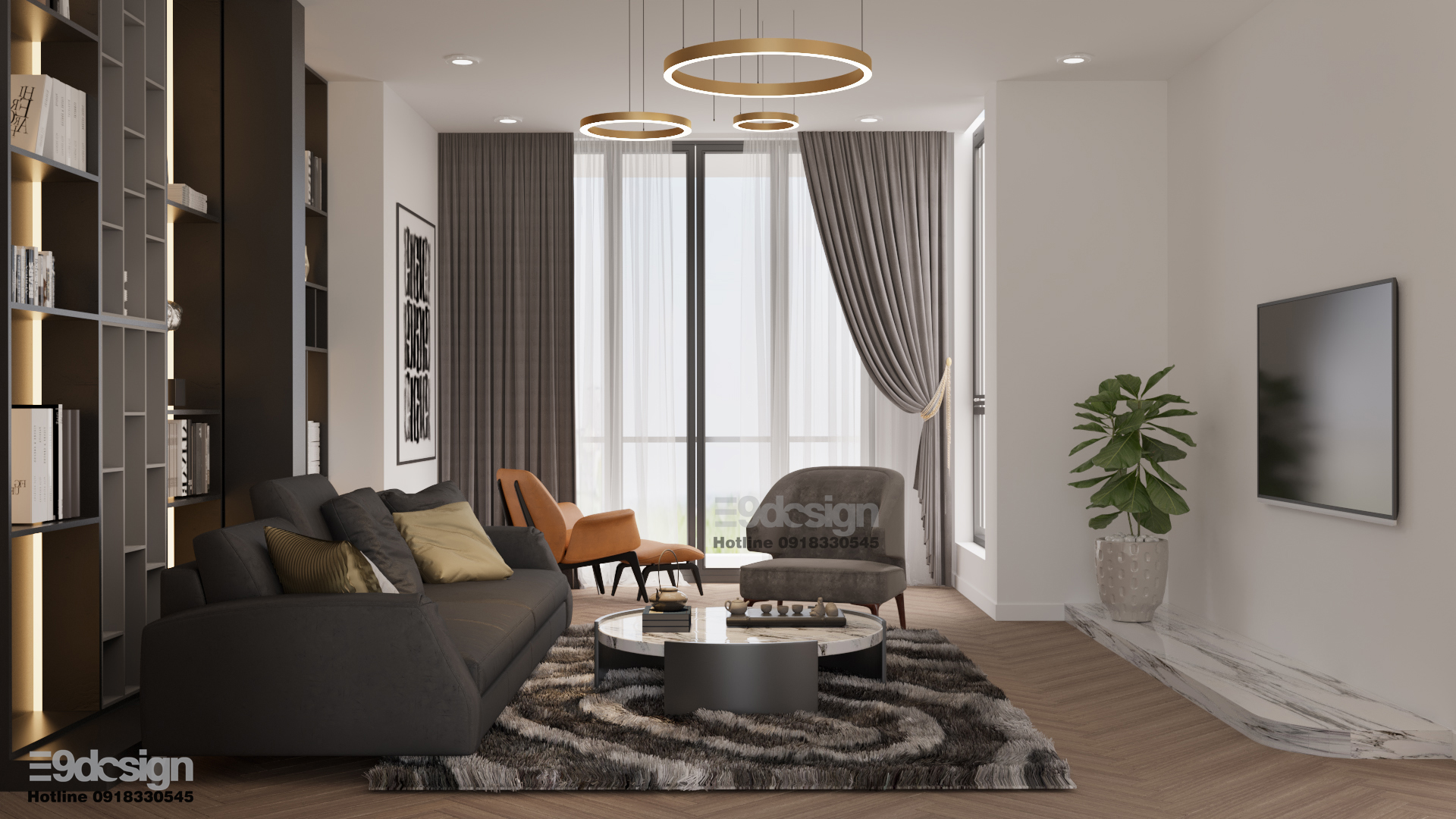 thiết kế nội thất biệt thự nhà vườn