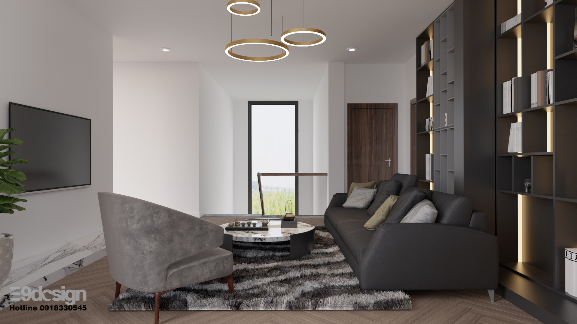 thiết kế nội thất biệt thự nhà vườn